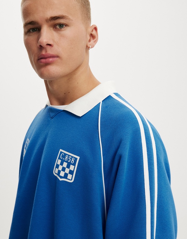 Cotton On - Raglan Polo Fleece