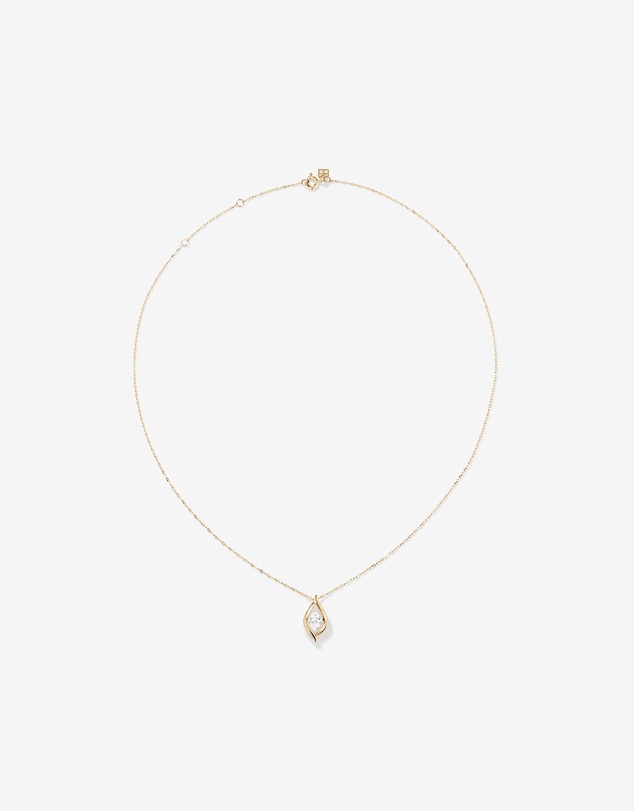 Michael Hill - Lume Lab Marquise Pendant with 0.50 Carat TW of Laboratory-Grown Diamond in 10kt Yellow Gold
