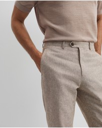 Country Road - Regular Fit Linen Cotton Tailored Pant