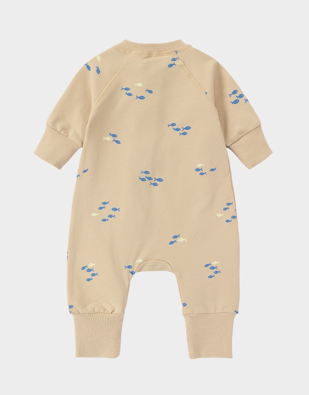 Susukoshi - Terry Relaxed Zip Suit. School of Fish
