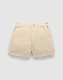 Purebaby - Knee Length Short -Kids-Babies