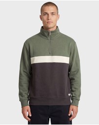 Academy Brand - Academy Contrast 1/4 Zip Sweat