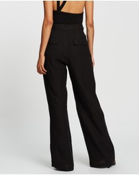 AERE - Straight Leg Linen Pants