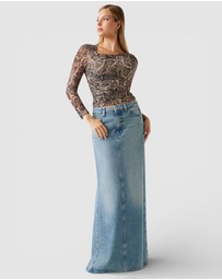 GUESS - Bernardette Long Sleeve Top