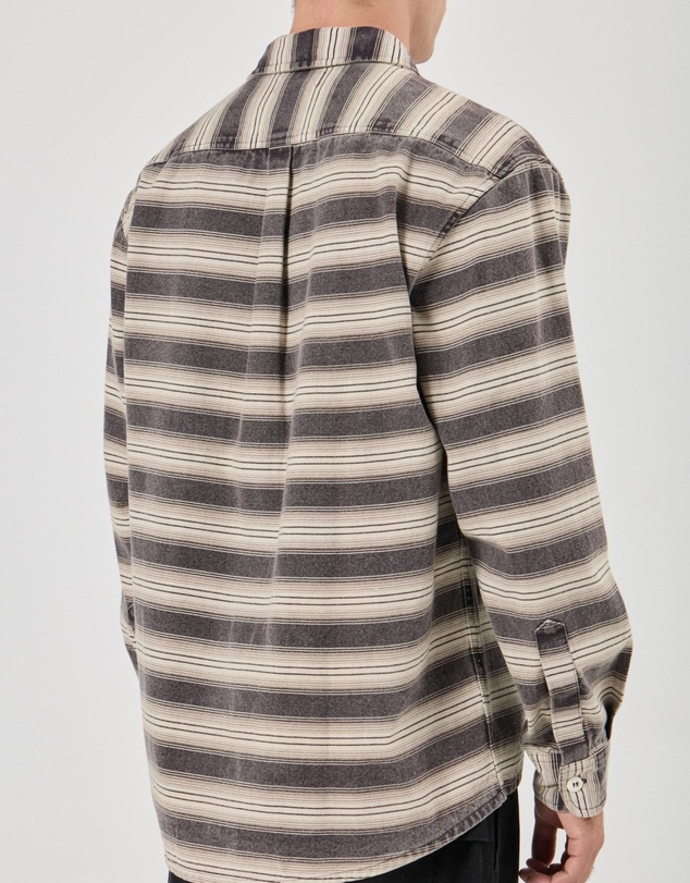 Rolla's - Meridian Stripe Long Sleeve Shirt