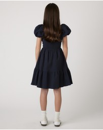 Decjuba Kids - Evie Textured Mini Dress - Teens
