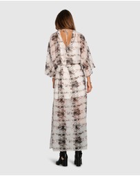 Belle & Bloom - Heart On Fire Snake Print Kaftan