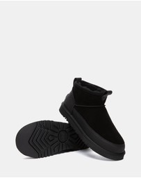 EVERAU - Australian Shepherd Ugg Fyrell Cow Suede Upper UGG Boots