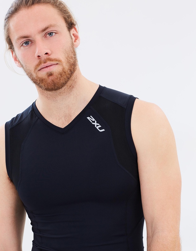 2XU - Men's Compression Sleeveless Top