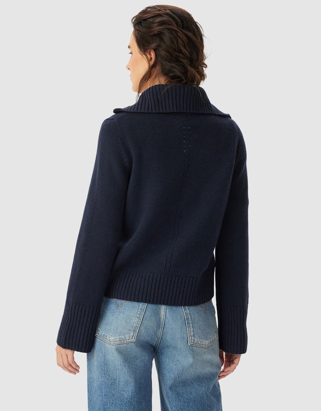 R.M.Williams - Casuarina Lambswool Zip Knit Jumper