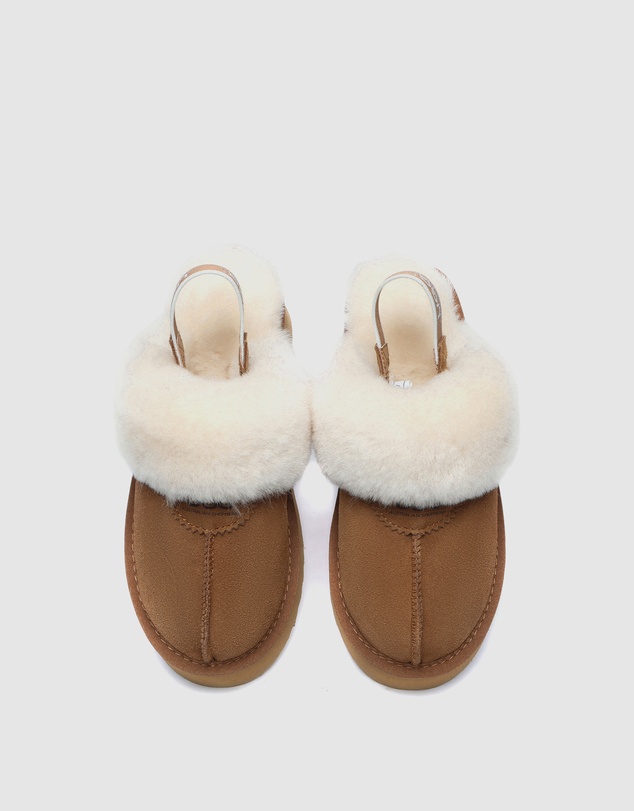 EVERAU - Australian Shepherd Ugg Waffle Platform Cow Suede Upper House Shoes
