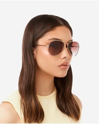 Hawkers Co - HAWKERS - HAWK - POLARIZED GOLD BROWN Sunglasses for Men and Women UV400