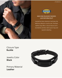 Fossil - Machine Black Bracelet