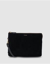 SABEN - Tilly's Big Sis Crossbody Black Suede