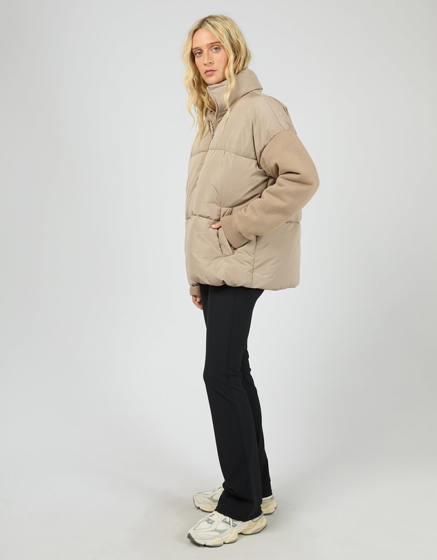 All About Eve - Luxe Knit Puffer Stone