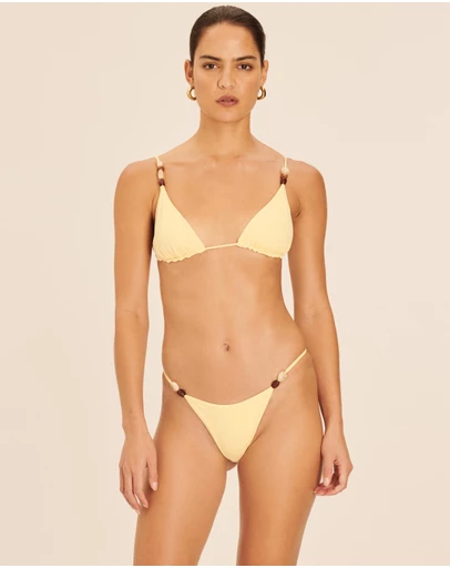 AERE - Bead Detail Bikini Bottom