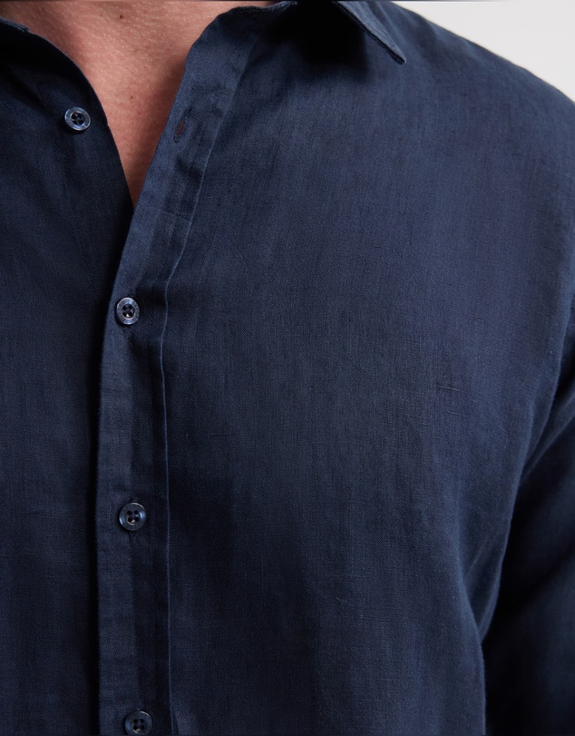 Oxford - Cooper Ls French Linen Shirt