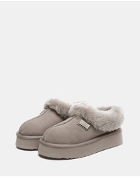 EVERAU - EverAU Ugg Gabri Cow Suede Upper House Shoes