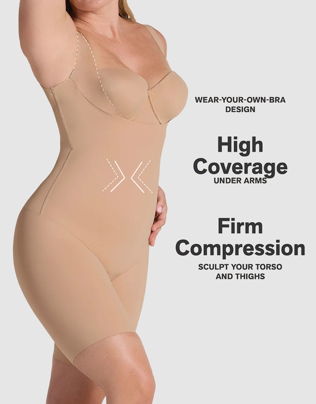 Leonisa - Total Smooth Cupless Full Body Shaper