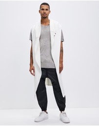 Surrounded By Ghosts - The Mercury French Terry Hooded Sleeveless Cardigan