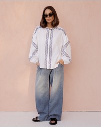 ALEXANDRA - Dylan Blouse White