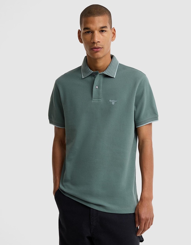 Barbour - Denwick Tipped Tailored Polo Shirt