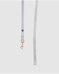 Mog & Bone - Neoprene Lead - Grey Check Print
