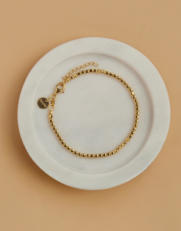 Najo - Quadrille Yellow Gold Bracelet (18.5cm+ext)