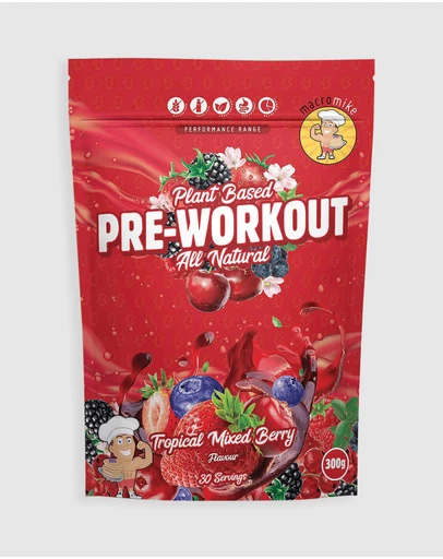 Macro Mike - Tropical Mixed Berry Pre Workout - 300g
