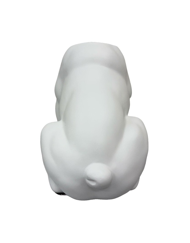 Urban Attitude - Urban Attitude Maggie Bulldog Planter - Matte White