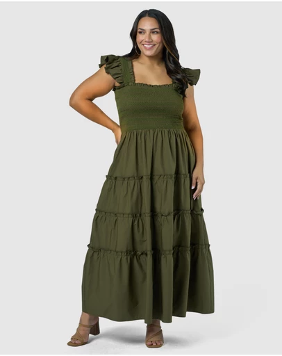 Sunday In The City - Electric Avenue Midi Dress