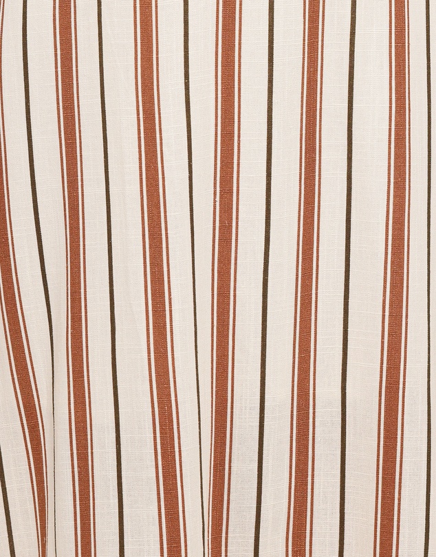 Petal & Pup - Katherine Midi Dress - Brown Stripe