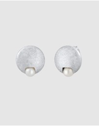 Elli Jewelry - Earrings Elegant Cultured Freshwater White Pearls 925 Sterling Silver