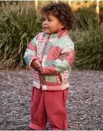 Purebaby - Reversible Quilted Jacket -Kids-Babies
