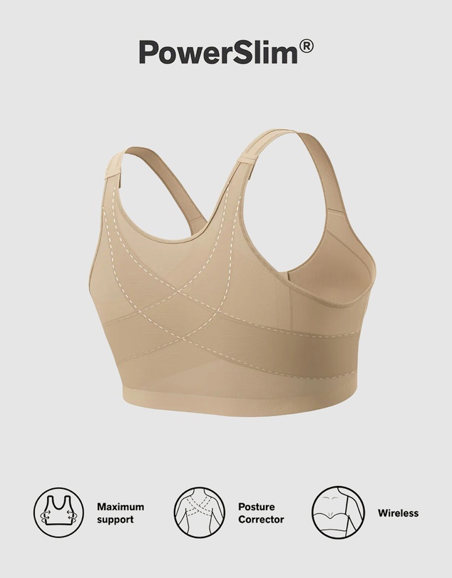 Leonisa - Multi/Functional Posture Corrector Wireless Front Open Bra