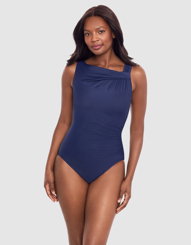 Miraclesuit Swimwear  - Avra Underwired High Neck One Piece Shaping Swimsuit