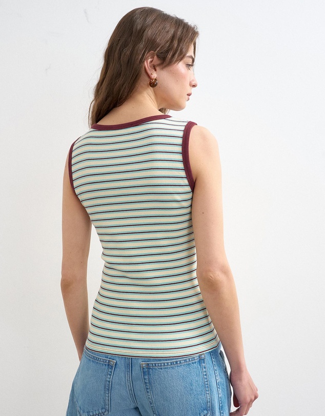TOPSHOP - Lisa Rib V-Neck Vest