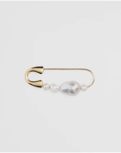 Country Road - Lila Freshwater Pearl Brooch