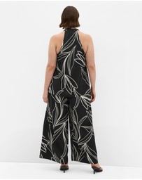City Chic - Shania Bloom Print Cowl Neck Top
