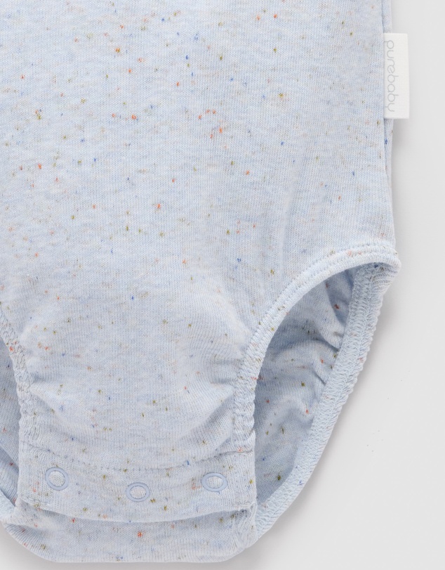 Purebaby - Appliqued Bodysuit -Kids-Babies