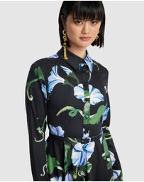LEO LIN - Zara Shirt Midi Dress