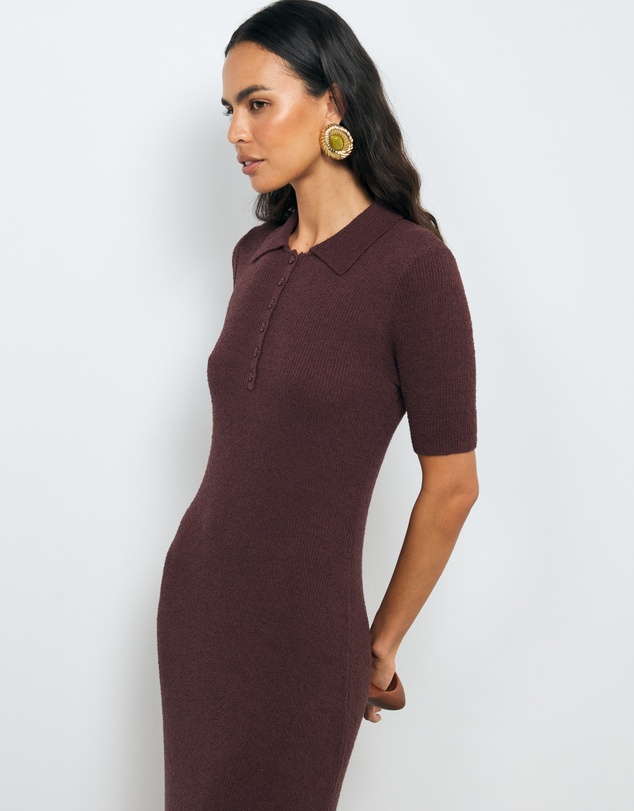 AERE - Asha Textured Knit Dress