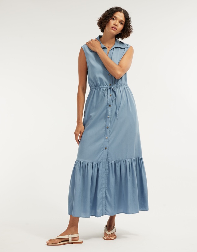 Amelius - Kate Buttoned Maxi Dress