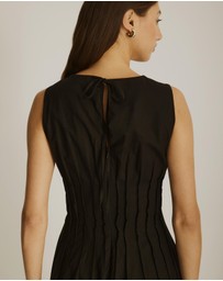 Atmos&Here - Anna Pintuck Maxi Dress
