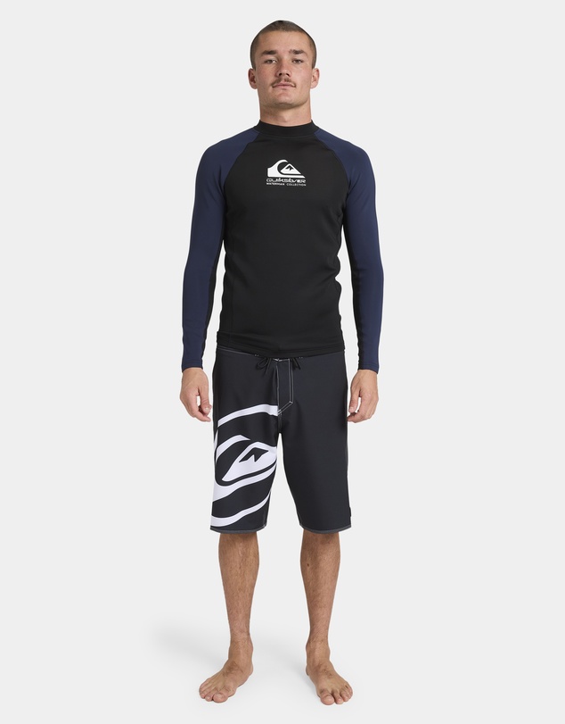 Quiksilver - Mens Watermans Panel Heater Long Sleeve Rash Vest
