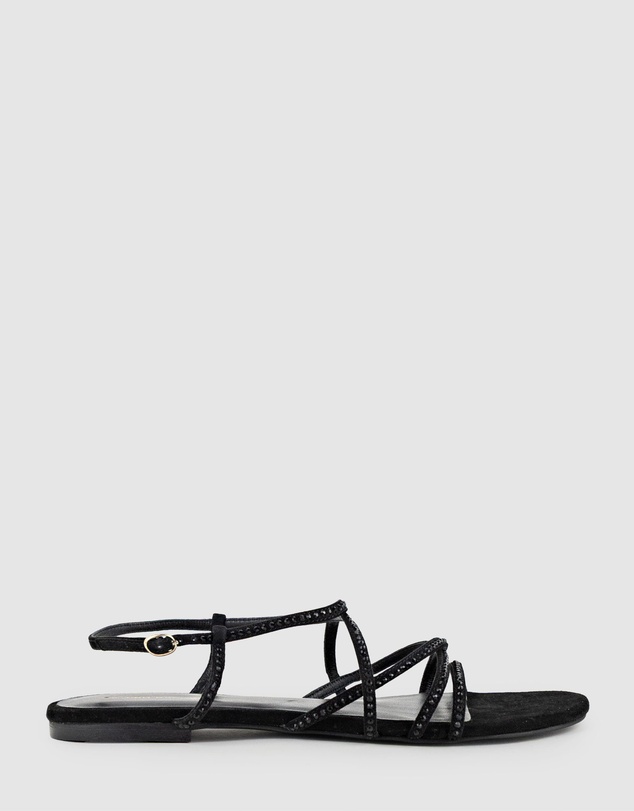 Edward Meller - SAMILLE Strappy Crystal Sandal