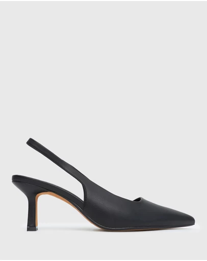 Betts - Wider Fit Jerry Slingback Stiletto Heel Pumps