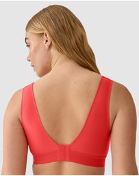 Naturana - Back & Side Smoothing Wirefree Crop Top Bra