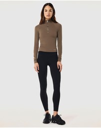 P.E Nation - Routine Quarter Zip LS Top