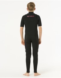 Rip Curl - Kids Dawn Patrol Short 2/2 Sleeve Chest Zip Wetsuit